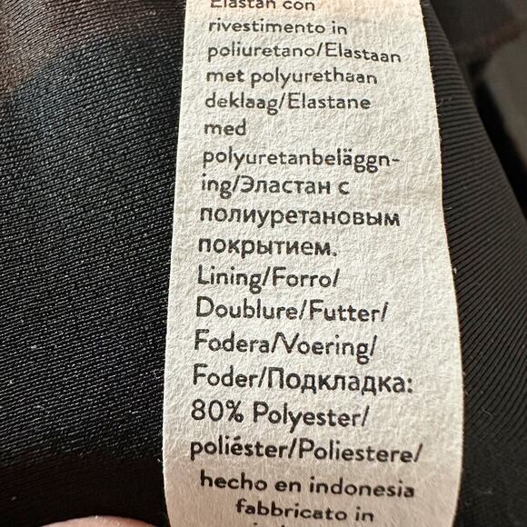 SPANX Faux Stretch Legging Front Split Hem Stretch Size XL Black Casual - Picture 6 of 14